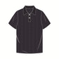 Embroidered logo Men Fashion Business Lapel Cotton Polo Shirts Casual Retro Plain Golf Polo Shirt for Sports