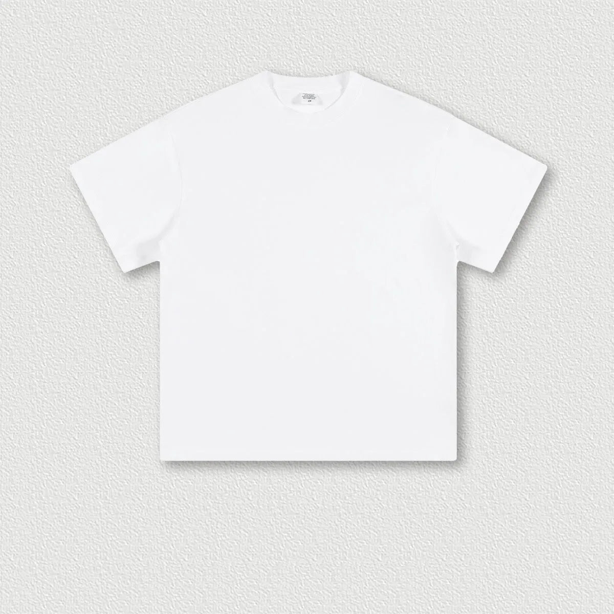 260G Custom Logo Heavyweight 100% Cotton Washing T-shirt Retro Trendy Brand Teenager Loose Blanks T-shirt for Men