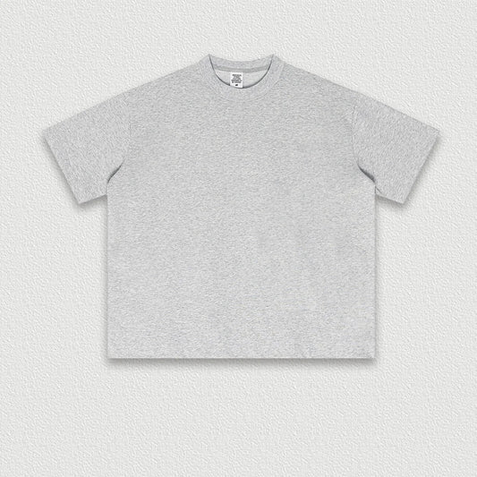 210 Grams Custom Logo Summer American Fashion Brand Cool Feeling Quick-drying Short-sleeved T-shirt for Men's Trendy