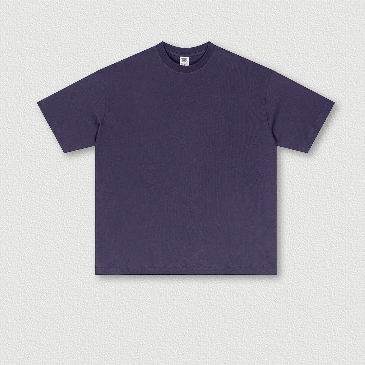 180 Gram Custom Logo American Low-shrinkage High-quality Fashion Brand Shoulder Drop Color Short-sleeved T-shirt for Men