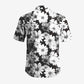 High Quality Vintage Digital Printing Men's Casual Style T-Shirts Stand Collar Floral Print Design 160 Grams XL Hawaiian Shirts