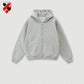 345G Custom Logo Heavyweight Men's Casual Hoodie Velvet Hooded Cardigan Sweatshirt Suit Men's  Plus Size Trendy Hoodie