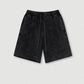330G Custom Summer High Street Washed Batik Knee Length Shorts Men's Trendy Brand Wasteland Style Five-point Shorts