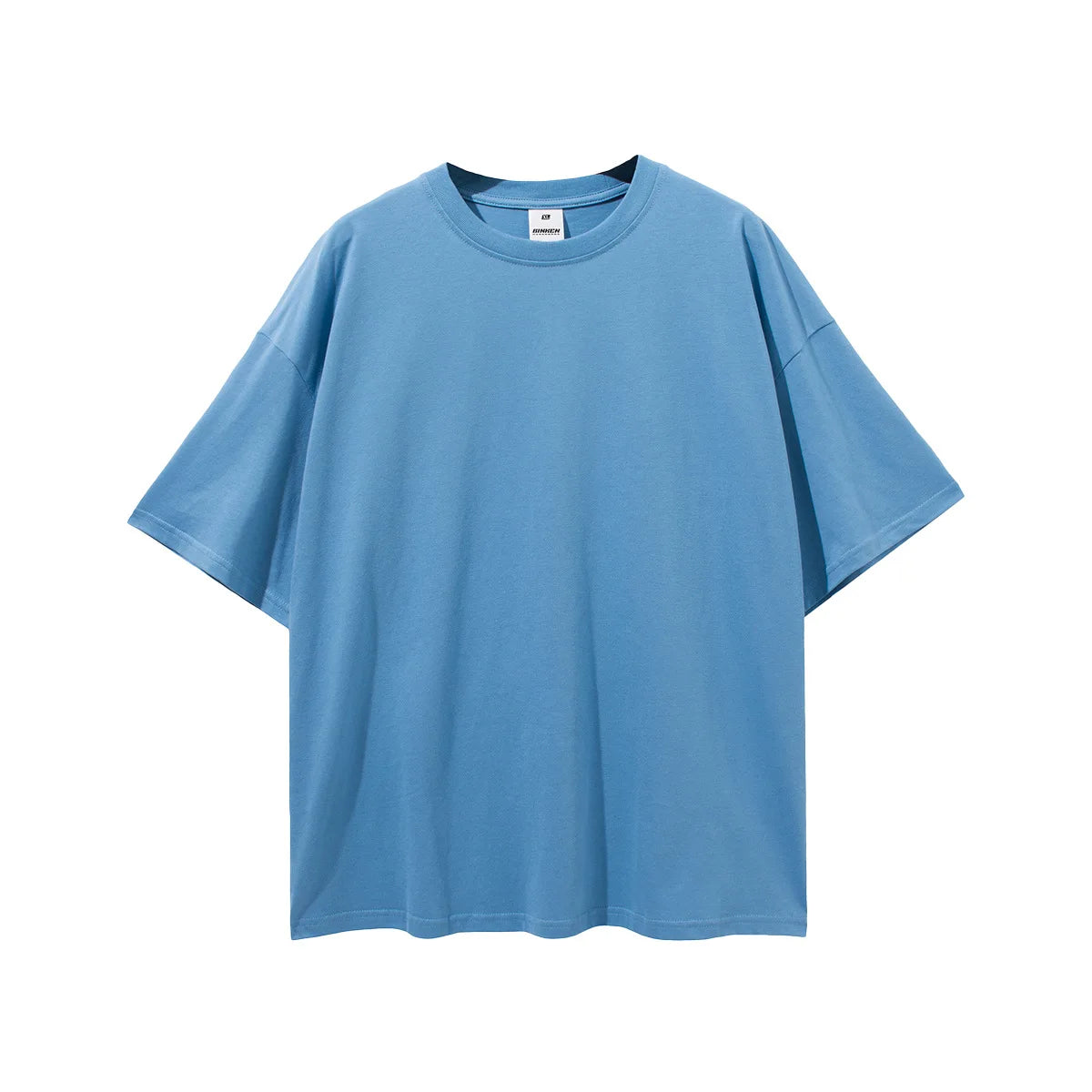 New Style Old Vintage 100% Cotton Quick Dry Anti-Wrinkle Eco-Friendly Loose Street Short-sleevedMen Fashion Brand T-Shirt