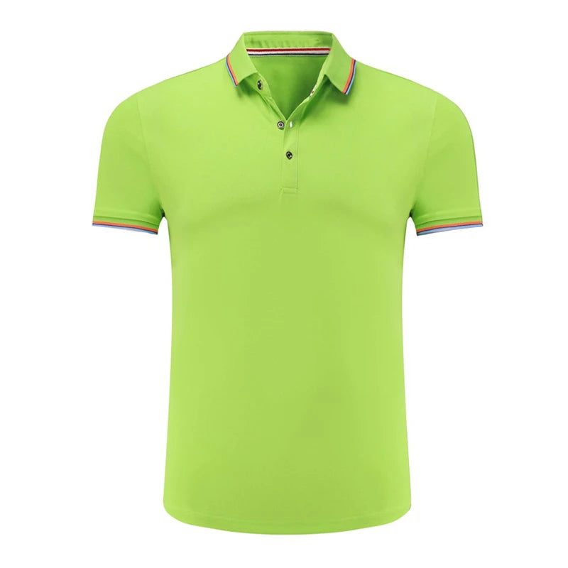 Men's Blank for Shirts Hot Selling Custom Logo Solid Color Uniform Golf for Shirt Knitted Breathable Formal Short Sleeve Polo Shirts