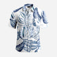 Custom Fashion Men's for Shirt Knitted Quick-Drying Tennis Golf Wear Comfortable Breathable Tropical Floral Print Hawaiian Shirt