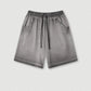 310G Custom Summer American High Street Washed Casual Shorts Trendy Brand Loose Sports Pants Men's Trendy Man's Shorts