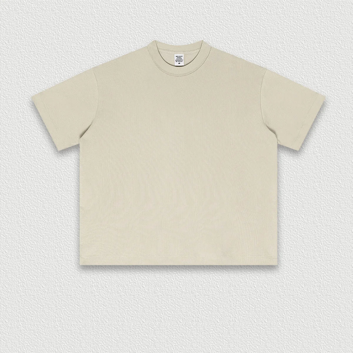 210 Grams Custom Logo Summer American Fashion Brand Cool Feeling Quick-drying Short-sleeved T-shirt for Men's Trendy