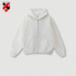 345G Custom Logo Heavyweight Men's Casual Hoodie Velvet Hooded Cardigan Sweatshirt Suit Men's  Plus Size Trendy Hoodie