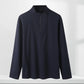 Custom LOGO Heavy Quality New Long Sleeve Zipper Fitting Casual Style POLO Shirt Autumn Men's Golf Shirt for Man