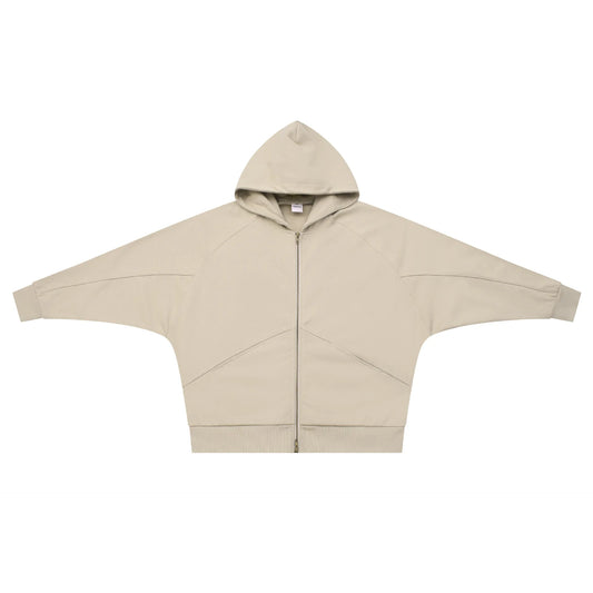 Men Hoodie Double-ended Zipper Pullover High Quality Blank Zip up Hoodies Fleece Cotton 350g Mens Hooded Jacket