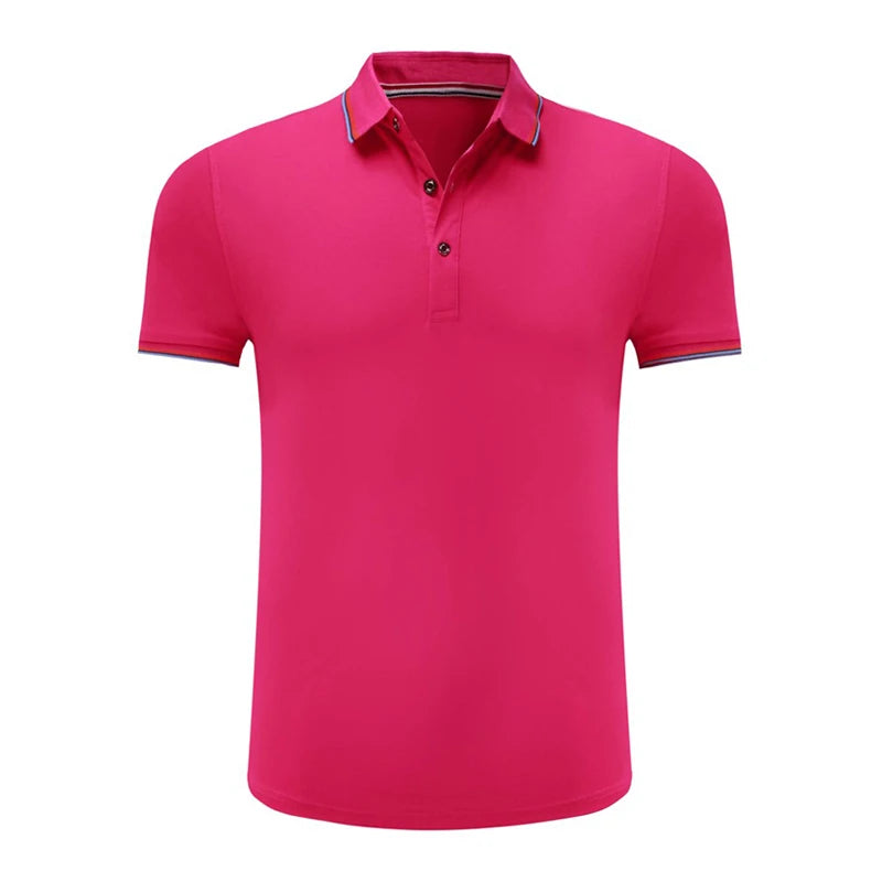 Men's Blank for Shirts Hot Selling Custom Logo Solid Color Uniform Golf for Shirt Knitted Breathable Formal Short Sleeve Polo Shirts