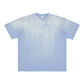 American Retro Neckline Worn Short Sleeve 250G Cotton Wash Water Old Round Neck T-shirt Men's Loose Joker T-shirt
