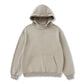 Custom Logo Embroidery Washed Vintage OEM/ODM Men's Autumn/Winter Long Solid Color Oversized Fleece Hooded Sweatshirt With Pocket