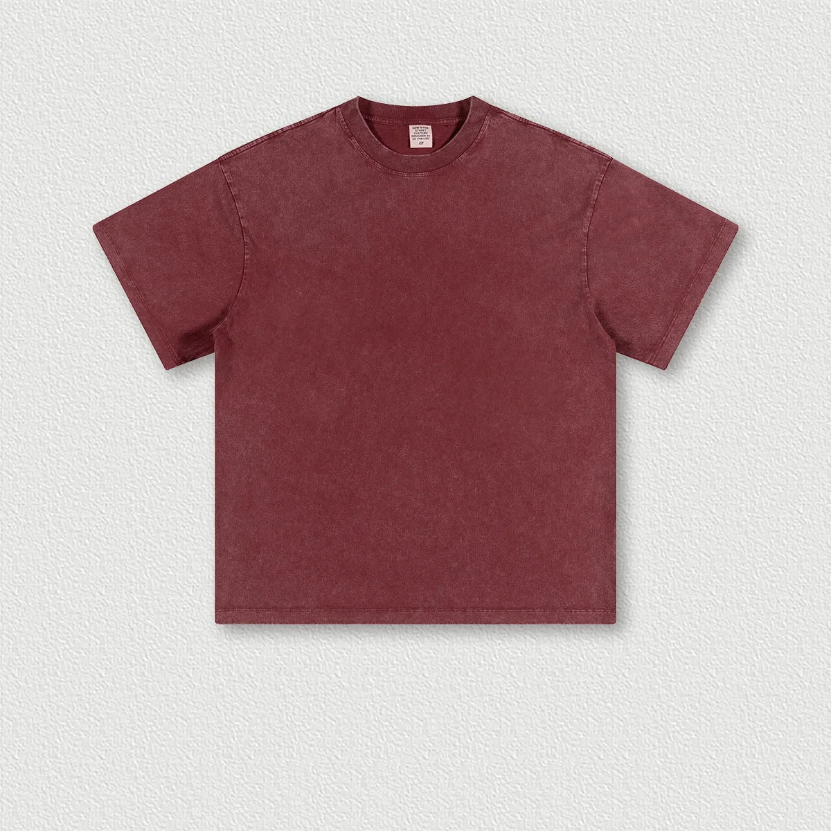 260G Custom Logo Heavyweight 100% Cotton Washing T-shirt Retro Trendy Brand Teenager Loose Blanks T-shirt for Men