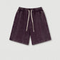285G 330G 100% Cotton Custom Logo American Trendy Brand Short Sleeve Shorts Suit T-shirt Washed Two-piece Set
