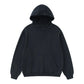Custom Logo Embroidery Washed Vintage OEM/ODM Men's Autumn/Winter Long Solid Color Oversized Fleece Hooded Sweatshirt With Pocket