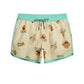 Custom Logo Men's Breathable Swim Shorts Relaxing Mid Waist Hot Shorts Drawstring Closure for Pool Beach Shorts