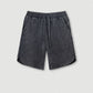 358G 100% Cotton Custom Logo Men's Clothing Hair Polishing Process Washing Old Teenage Couple Fitness Sports Men Casual Shorts