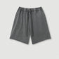 330G 100% Cotton Custom Summer Retro Street Trend Neutral Style Casual Five-point Pants Washing Loose Curly Shorts Men
