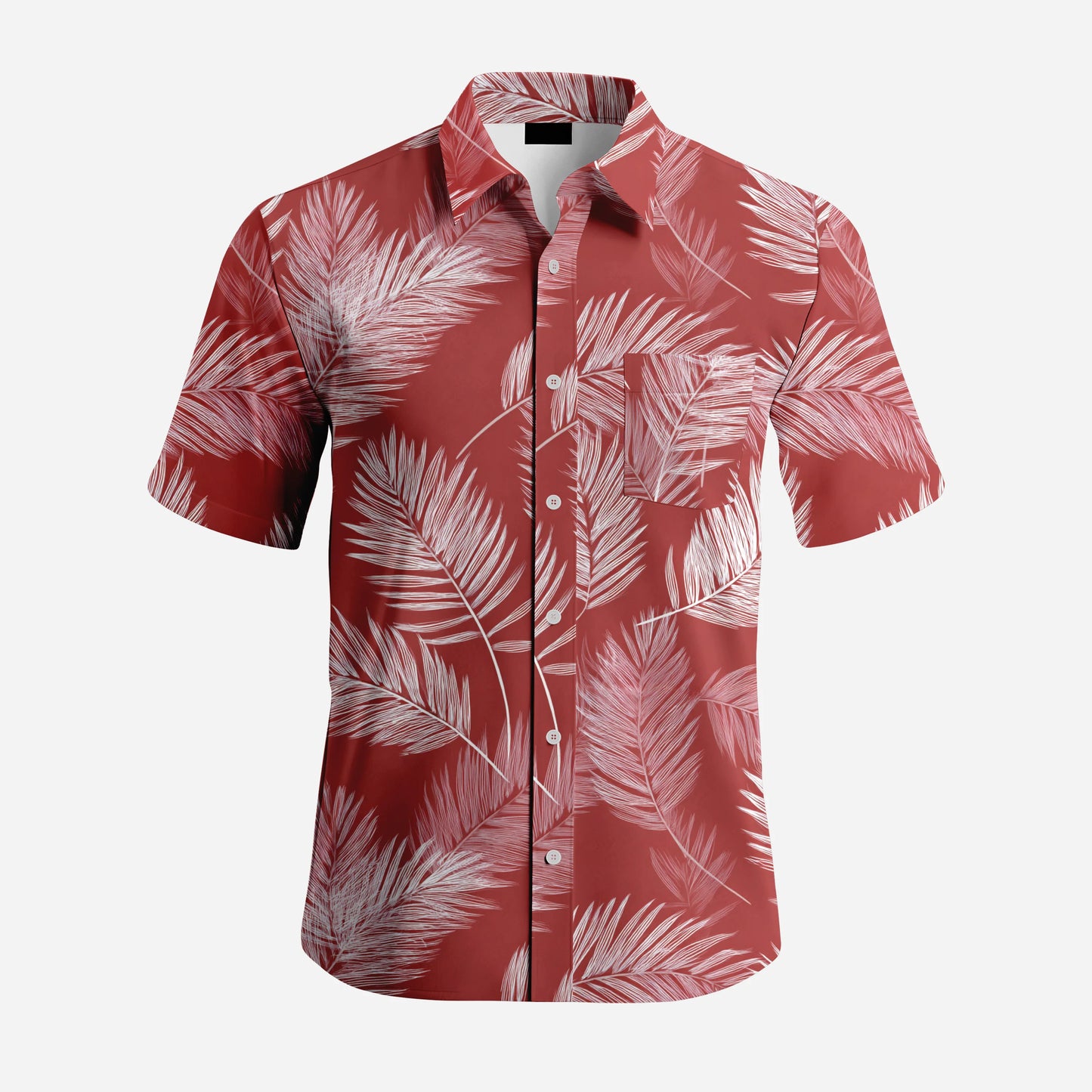 Artistic Splatter Print Short Sleeve Stand Collar Men's Striped Shirt Loose Hawaiian Style Casual Breathable Quick Dry Beach Top