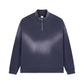Men's Stand Quarter-Zip Fleece Waterproof Eco-Friendly Windproof Boxy Fit Solid Color Outdoor Hoodie Polyester/Cotton Blend