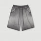 275G 310G Cotton Custom Vintage Washed Anti-bottom Fried Color Casual Short Sleeve Shorts Fashion Brand Men's and Women's Suit