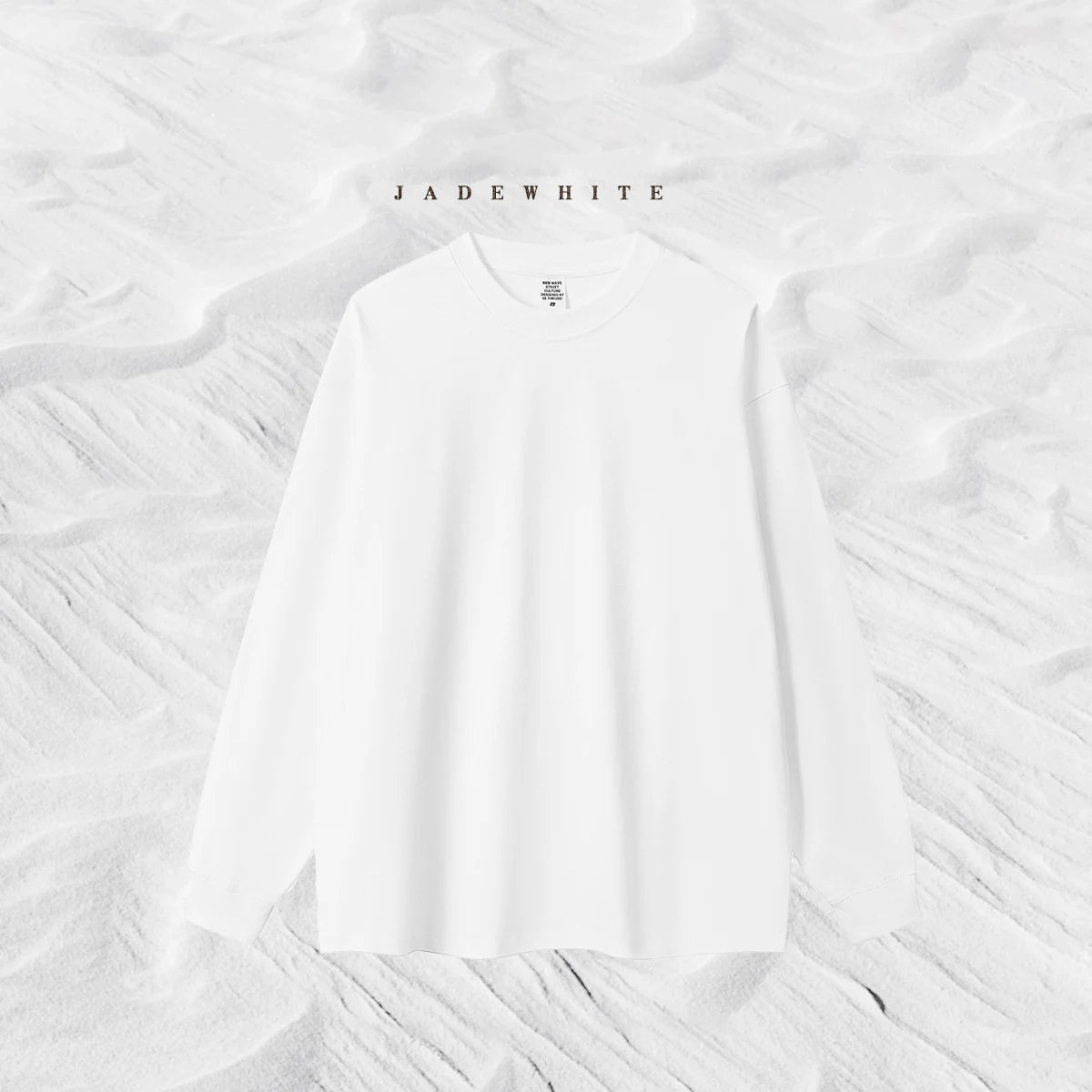 225 Grams 100% Cotton Heavy Weight Loose Fit Sports Basic 5A Antibacterial Functional Long-sleeved T-shirt for Men