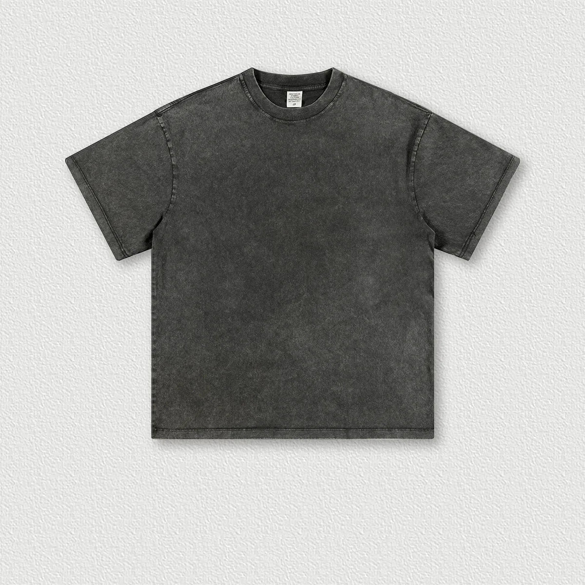 260G Custom Logo Heavyweight 100% Cotton Washing T-shirt Retro Trendy Brand Teenager Loose Blanks T-shirt for Men