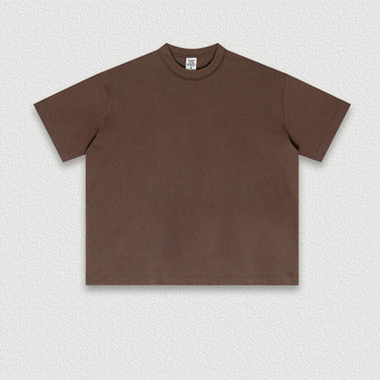 210 Grams Custom Logo Summer American Fashion Brand Cool Feeling Quick-drying Short-sleeved T-shirt for Men's Trendy