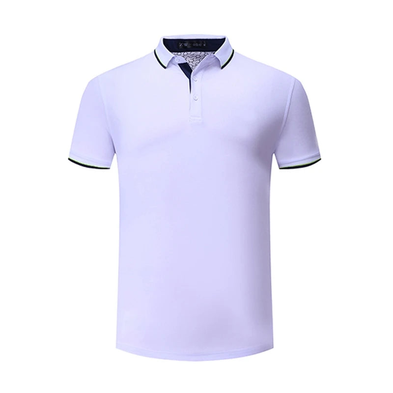 High Quality Custom Logo Stiff Collar Golf Tee Shirts Funny Pattern Polyester Spandex Quick Dry Man Golf Polo T-Shirt Shirts