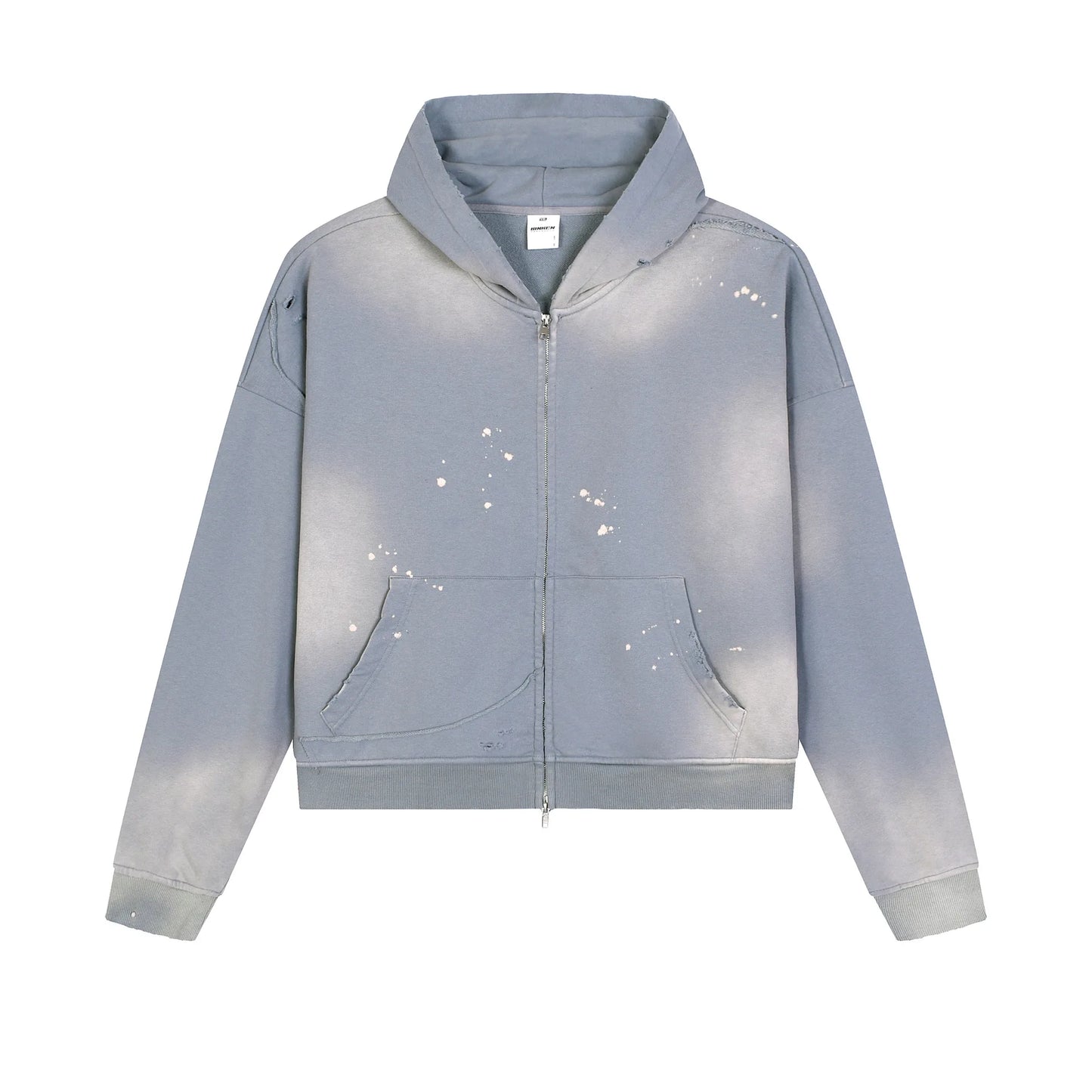 Men Hoodie Double-ended Zipper Pullover High Quality Blank Zip up Hoodies Fleece Cotton 350g Mens Hooded Jacket