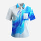 Custom Professional 100% Polyester Stand Collar Hawaiian Shirts Breathable Summer Fashion Matching Set OEM Beach Shirt