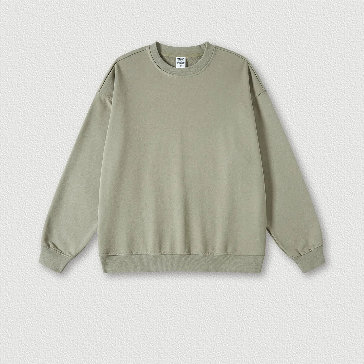 440G Cotton Polyester Custom Logo Heavy Sweatshirt Suit Earth-color Loose Hooded Fashion Sweatshirt Pullover Men's Sets