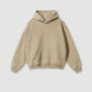 345G Cotton Basic Casual Sports Bundled Foot Suit Sweatshirt Velvet Solid Color Suit Men Fashionable Men's Hoodies Sets