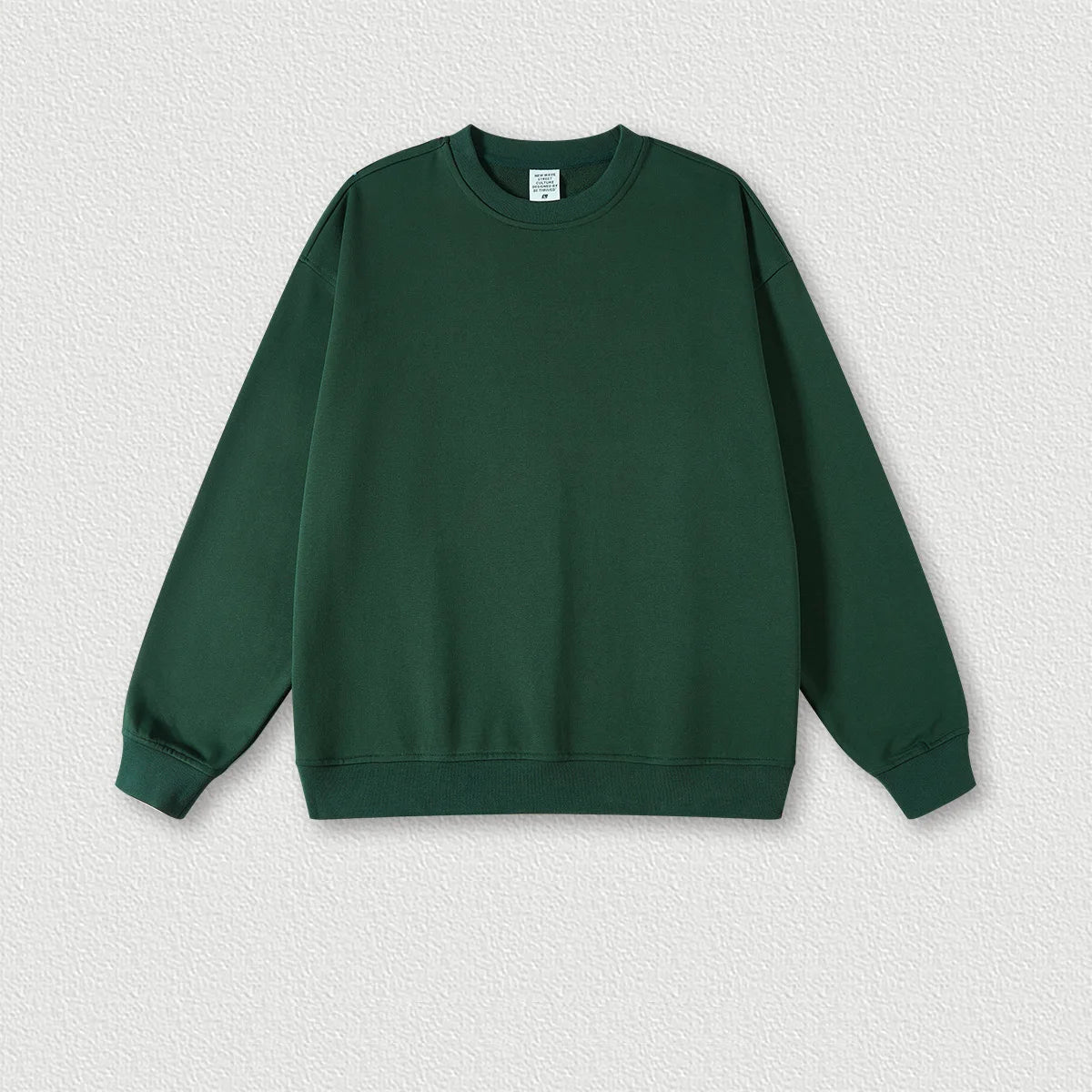 440G Cotton Polyester Custom Logo Heavy Sweatshirt Suit Earth-color Loose Hooded Fashion Sweatshirt Pullover Men's Sets