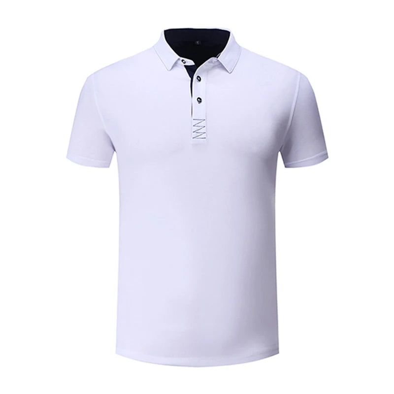 High Quality Custom Logo Golf for Polo T-Shirts for Men Quick Dry Cotton with Fun Patterns and Stiff Collar