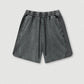 330 Grams 100% Cotton Custom logo High Street Batik Washed Old Men's Shorts Loose Mid-Pants Men Fashion Brand Casual Shorts