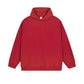 Men's Casual Washed Fleece Waterproof Eco-Friendly Windproof Boxy Fit Solid Color Outdoor Hoodie Polyester/Cotton Hoodie