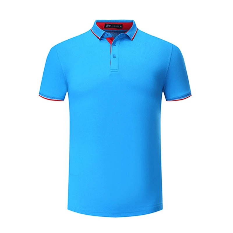 High Quality Custom Logo Stiff Collar Golf Tee Shirts Funny Pattern Polyester Spandex Quick Dry Man Golf Polo T-Shirt Shirts