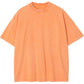 100% Cotton 230G Vintage Snowflake Point Solid Color T-Shirts for Men/Women Short Sleeve Washed Street Hip Hop Tshirts