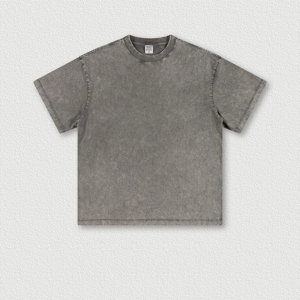 260G Custom Logo Heavyweight 100% Cotton Washing T-shirt Retro Trendy Brand Teenager Loose Blanks T-shirt for Men And Women