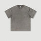 260G Custom Logo Heavyweight 100% Cotton Washing T-shirt Retro Trendy Brand Teenager Loose Blanks T-shirt for Men