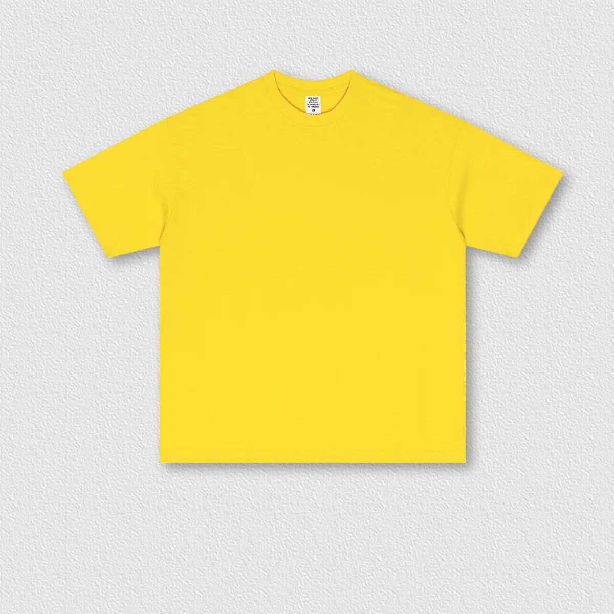 180 Gram Custom Logo American Low-shrinkage High-quality Fashion Brand Shoulder Drop Color Short-sleeved T-shirt for Men