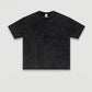 275 Grams 100% Cotton American Fashion Brand Heavyweight Reverse Collar WASHED Short-sleeved T-shirt Suit Men's Trendy