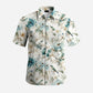 High Quality Vintage Digital Printing Men's Casual Style T-Shirts Stand Collar Floral Print Design 160 Grams XL Hawaiian Shirts