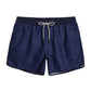 Custom Logo Men's Breathable Swim Shorts Relaxing Mid Waist Hot Shorts Drawstring Closure for Pool Beach Shorts