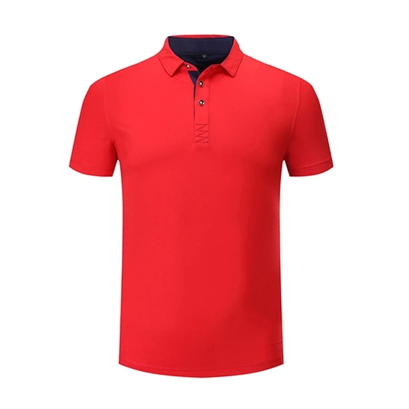 High Quality Custom Logo Golf for Polo T-Shirts for Men Quick Dry Cotton with Fun Patterns and Stiff Collar