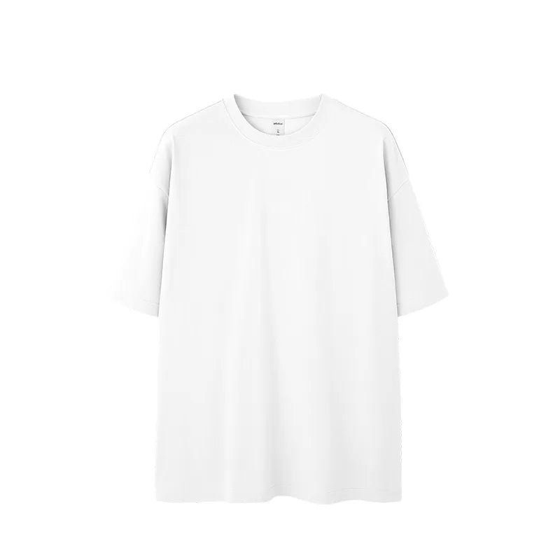 2026 Spring Summer Collection Heavy 260G Fashion Brand T-Shirts Casual Sorona Loose Drop Shoulder Short Sleeves Knitted