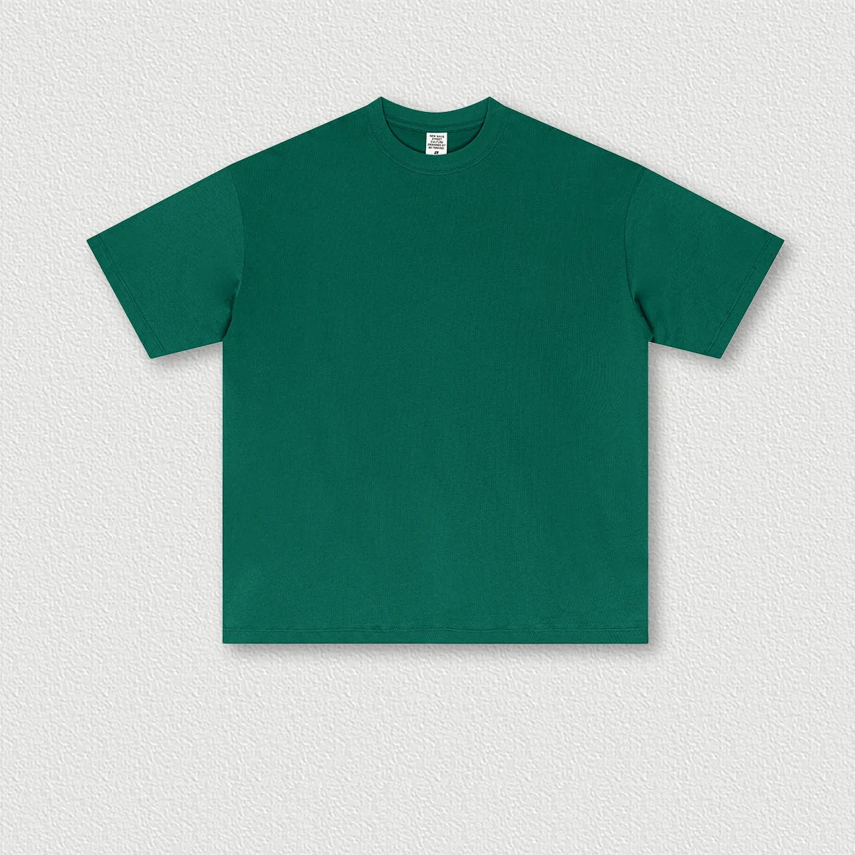 180 Gram Custom Logo American Low-shrinkage High-quality Fashion Brand Shoulder Drop Color Short-sleeved T-shirt for Men